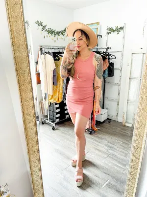 Ribbed Fitted Dress