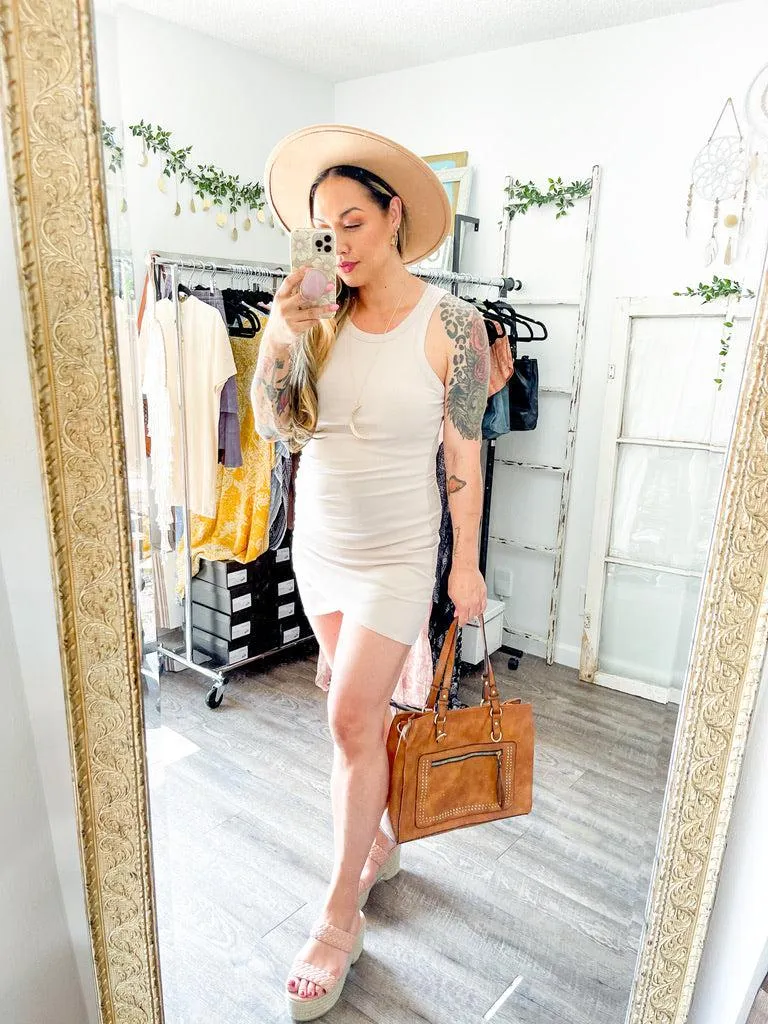 Ribbed Fitted Dress