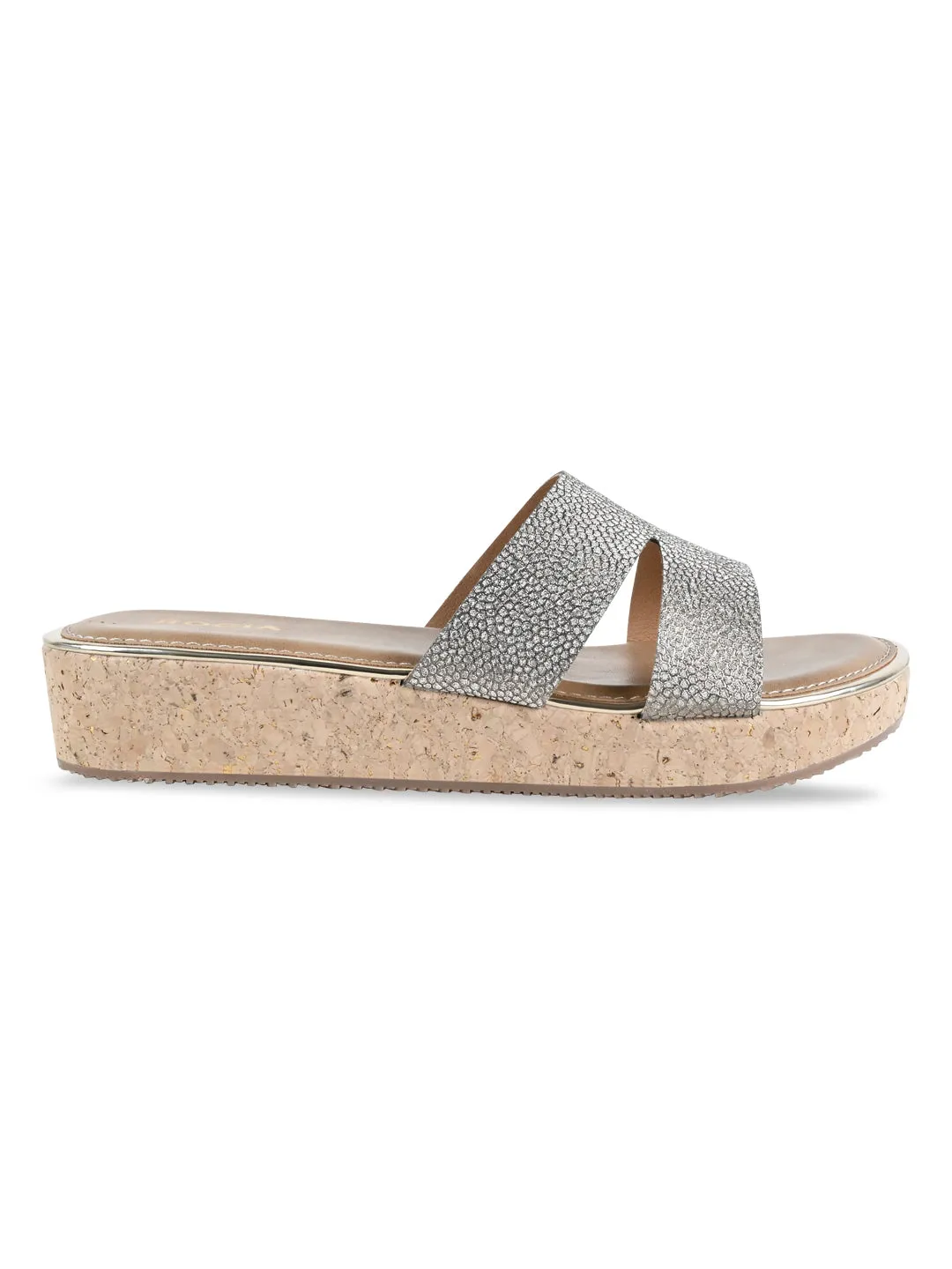 Rocia By Regal Antique Gold Women Casual Sandal