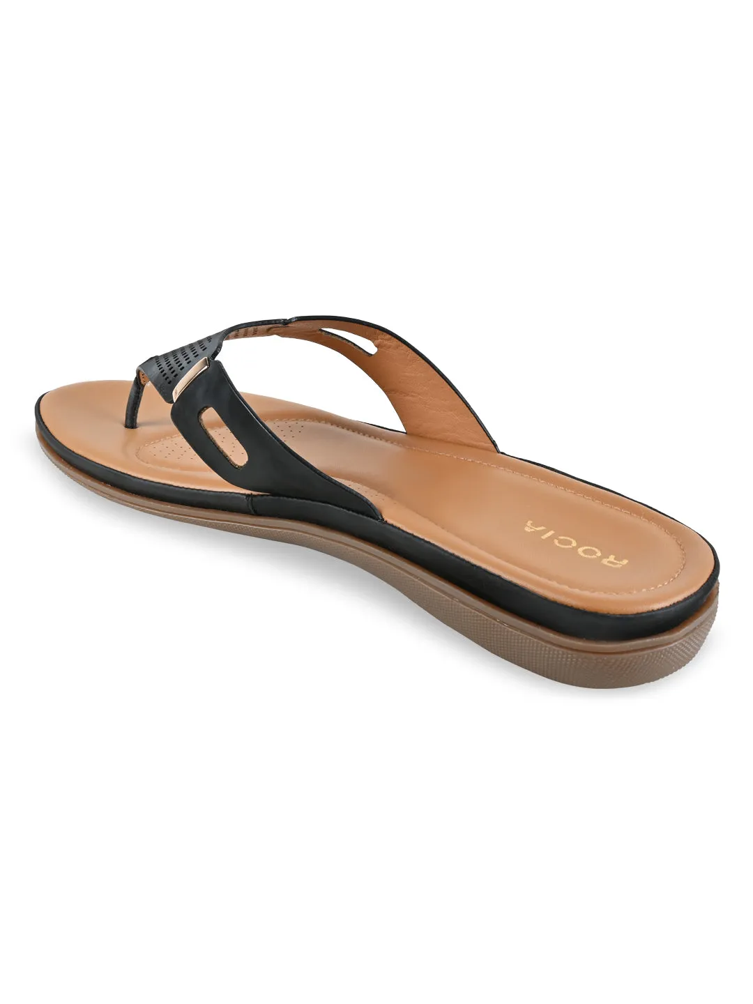 Rocia By Regal Black Women Casual Comfort Flats