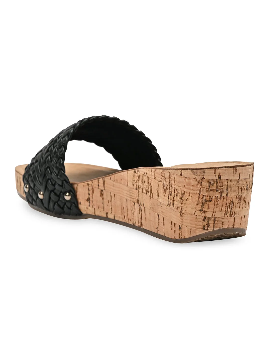 Rocia By Regal Cream Women Woven Slider Wedges