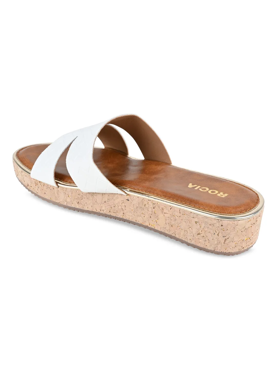 Rocia By Regal White Women Casual Sandal