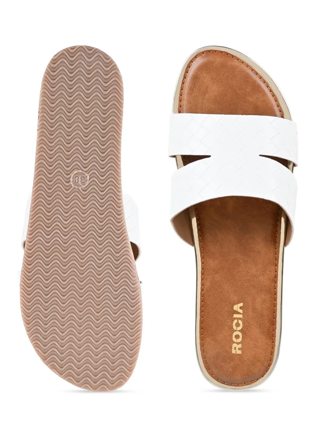 Rocia By Regal White Women Casual Sandal