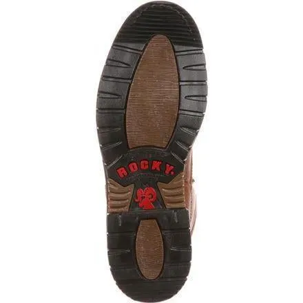 Rocky Men's Original Ride Lacer 9" Waterproof Western Boot - Brown - FQ0002723