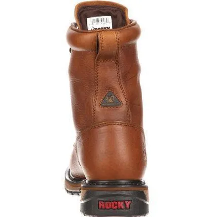 Rocky Men's Original Ride Lacer 9" Waterproof Western Boot - Brown - FQ0002723