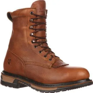 Rocky Men's Original Ride Lacer 9" Waterproof Western Boot - Brown - FQ0002723