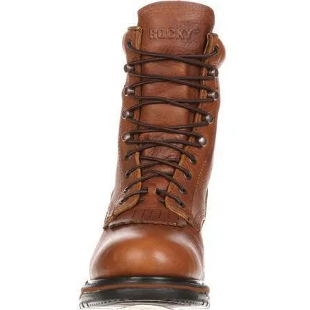 Rocky Men's Original Ride Lacer 9" Waterproof Western Boot - Brown - FQ0002723