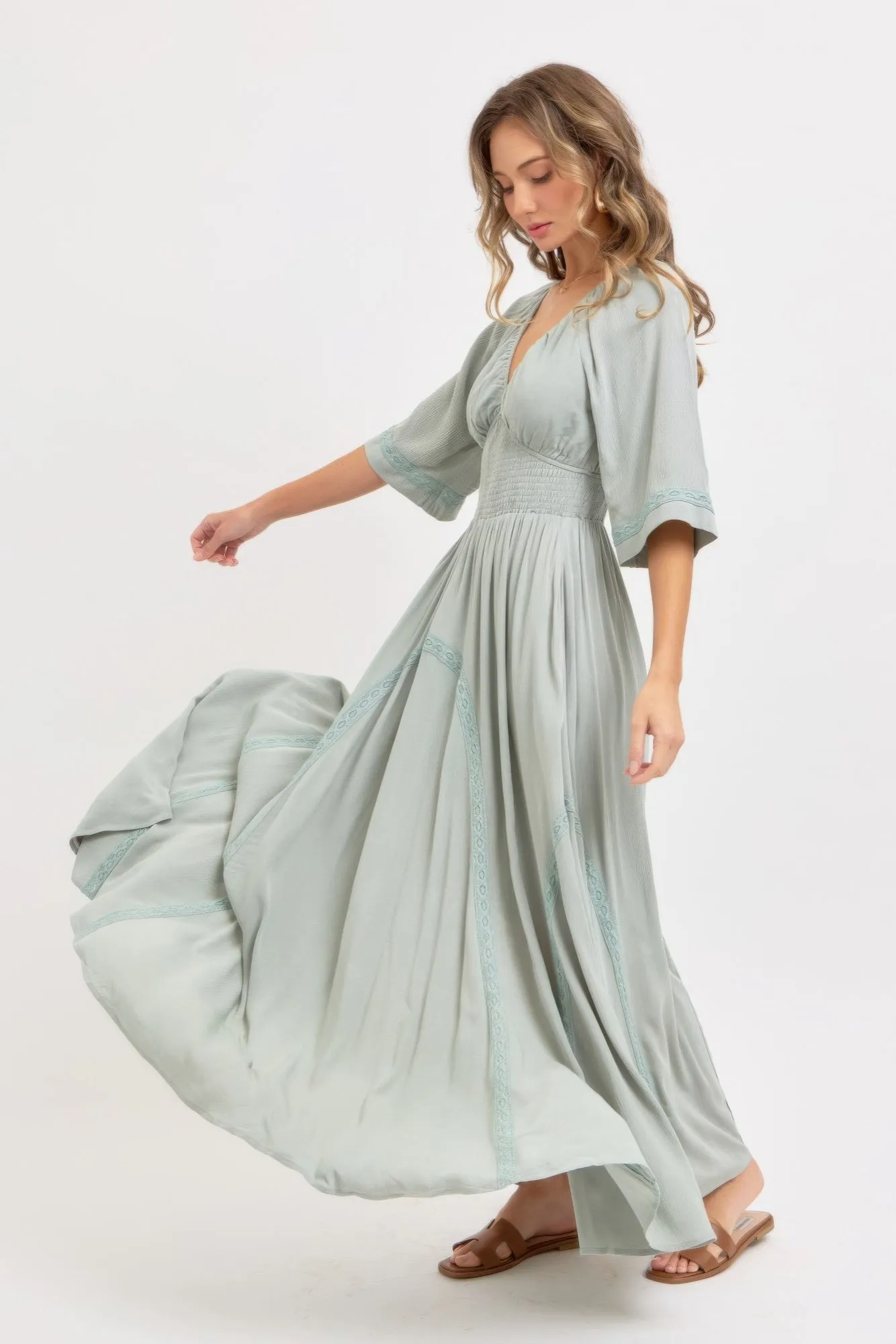 Romantic Flowy Maxi Dress
