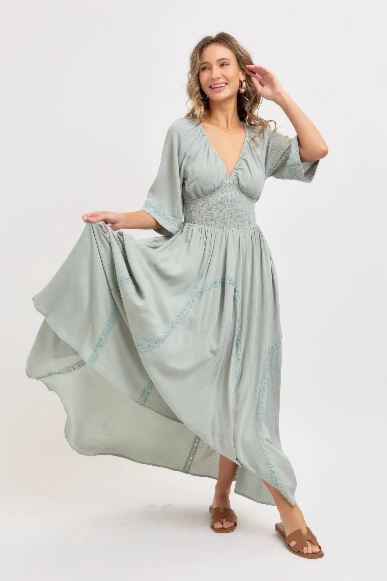 Romantic Flowy Maxi Dress