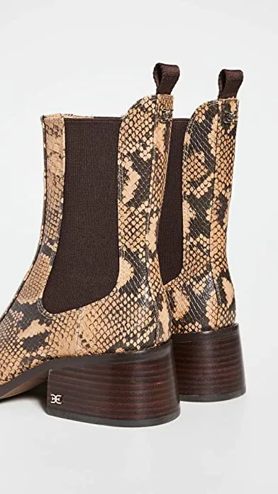 Sam Edelman Women's Dasha Boots, Dark Wheat Multi, 7.5 Medium US