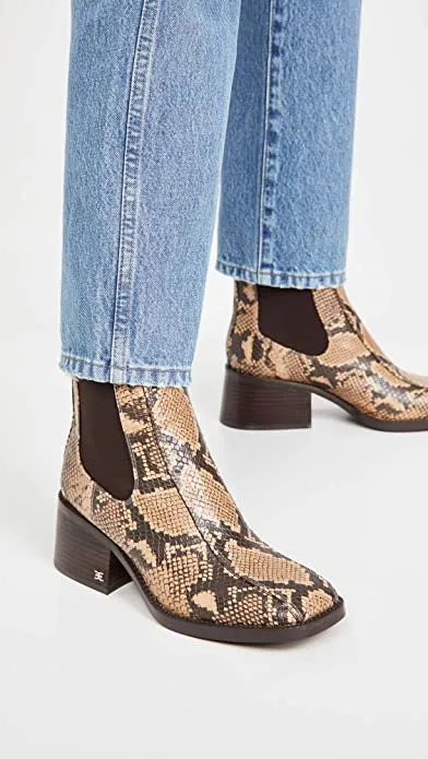 Sam Edelman Women's Dasha Boots, Dark Wheat Multi, 7.5 Medium US