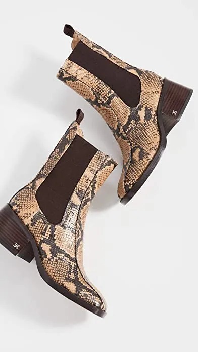 Sam Edelman Women's Dasha Boots, Dark Wheat Multi, 7.5 Medium US