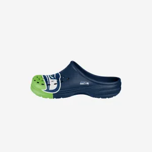 Seattle Seahawks Youth Colorblock Big Logo Clog