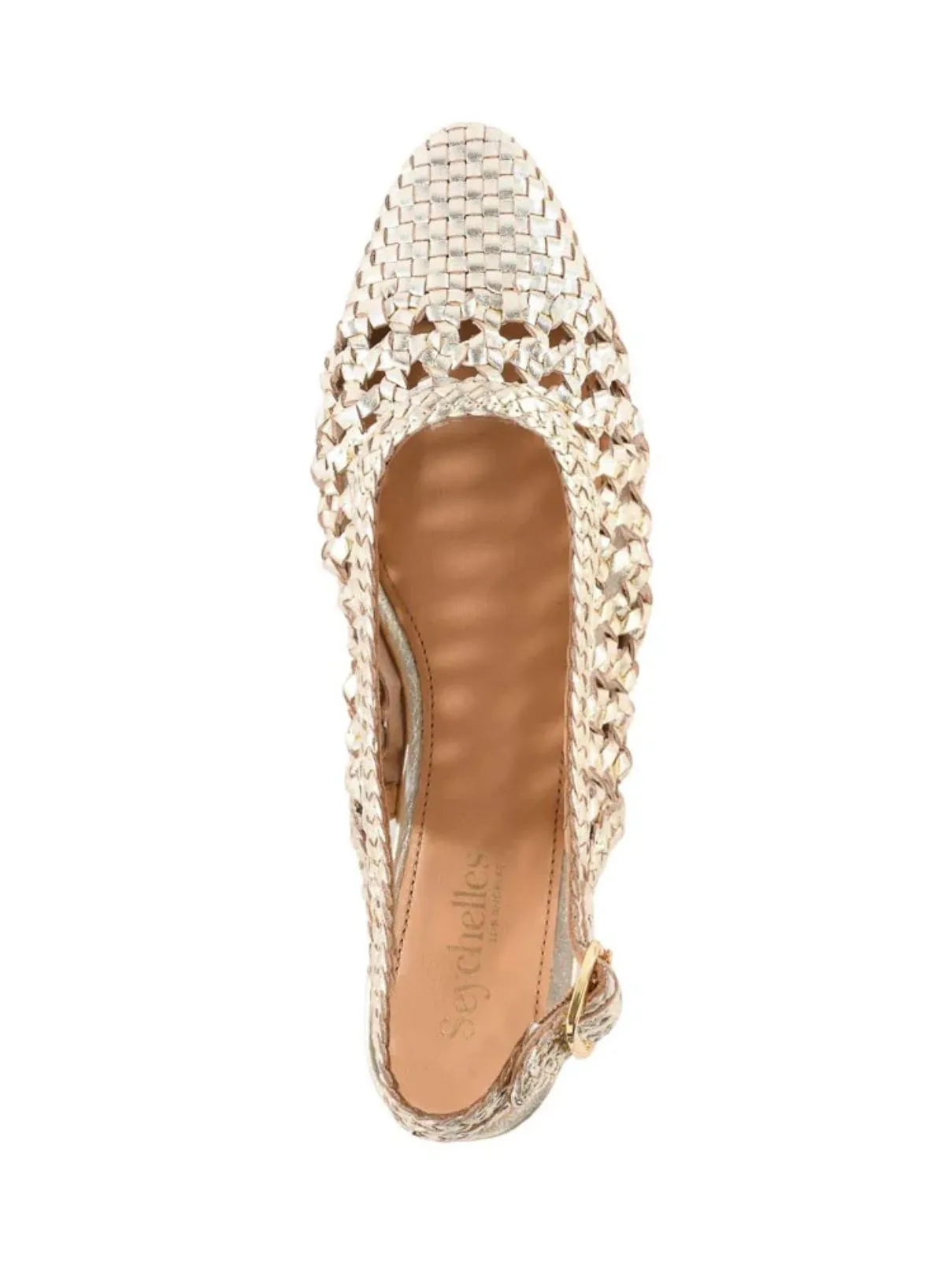 Seychelles Avalon Flat Leather Metallic