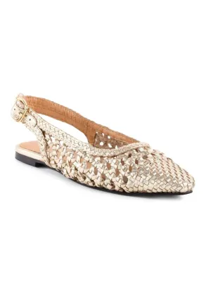 Seychelles Avalon Flat Leather Metallic