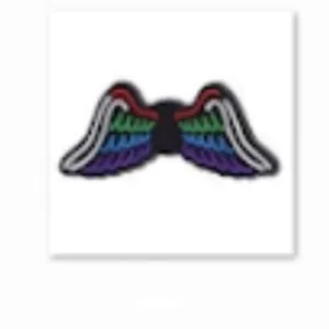 SHOE CHARMS - NEON WINGS
