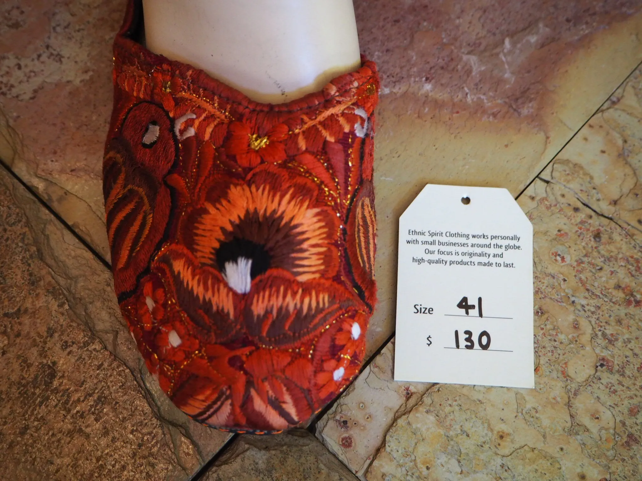 Size 41 Ballerina Sandals - Sienna Birds and Flowers