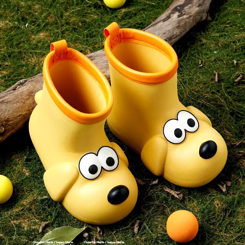 Slipolini Doggy Paw Children's EVA Rain Boots - Fun Dog-Inspired Design, Waterproof, Available in Bright Colors, Non-Slip Sole, Lightweight EVA Material - Perfect for Outdoor Adventures, Rainy Days, and Playtime in Any Weather