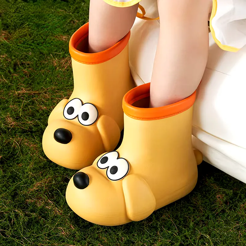 Slipolini Doggy Paw Children's EVA Rain Boots - Fun Dog-Inspired Design, Waterproof, Available in Bright Colors, Non-Slip Sole, Lightweight EVA Material - Perfect for Outdoor Adventures, Rainy Days, and Playtime in Any Weather