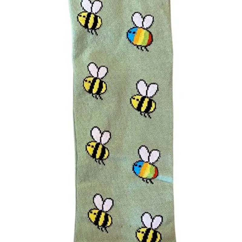 Slugs & Snails Kids Knee Socks - Rain Bee