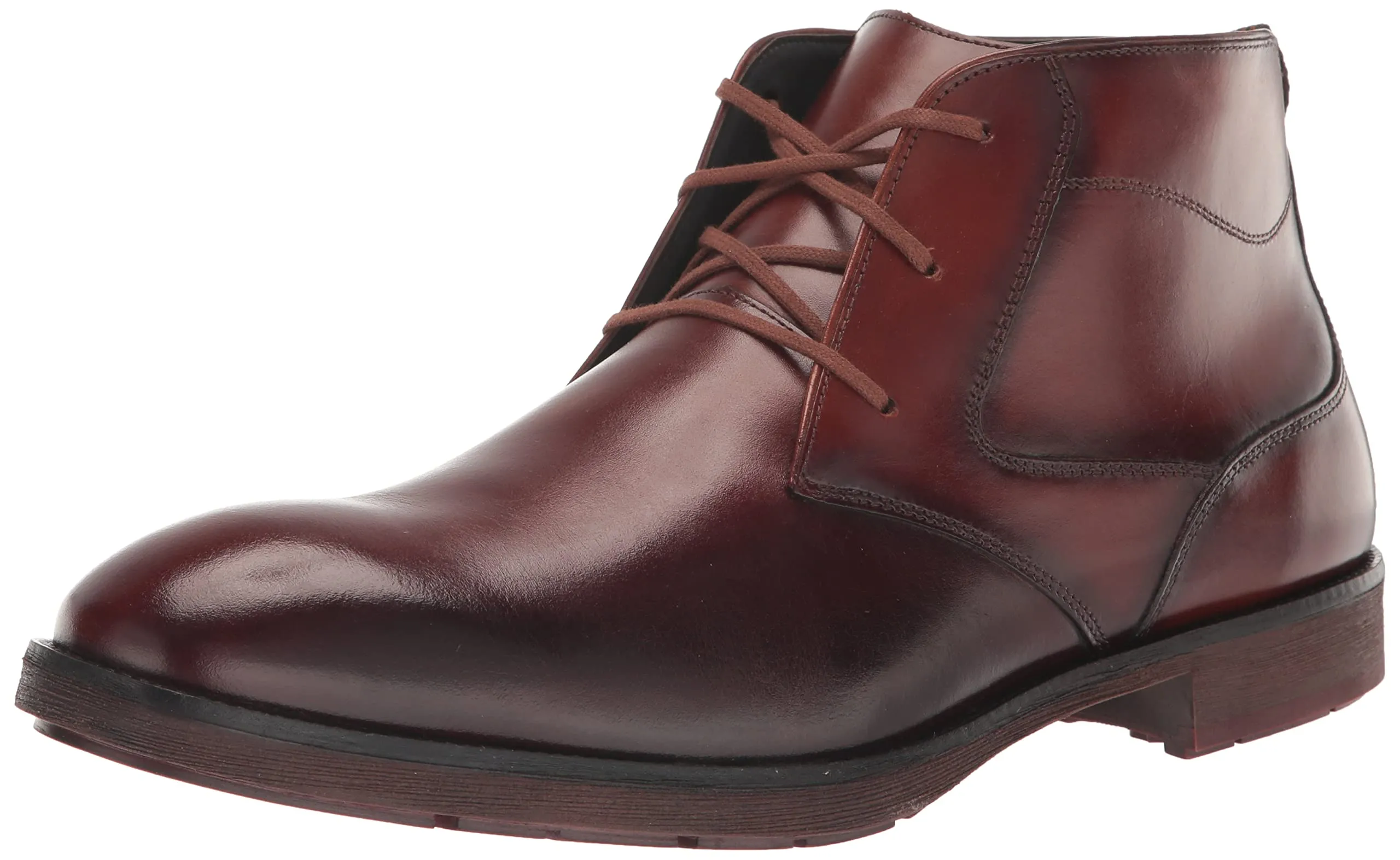 Stacy Adams Men's Kyron Chukka Boot, Cognac Smooth, 9.5