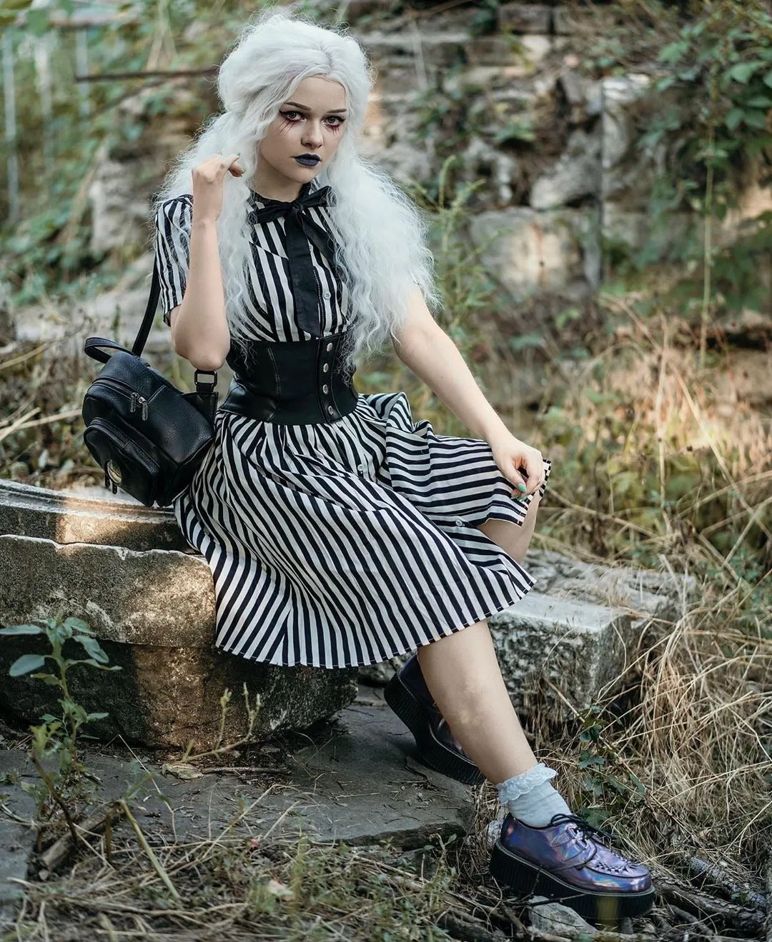 Striped Swingtime Dress