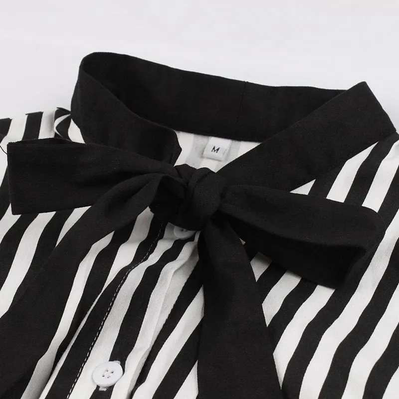 Striped Swingtime Dress