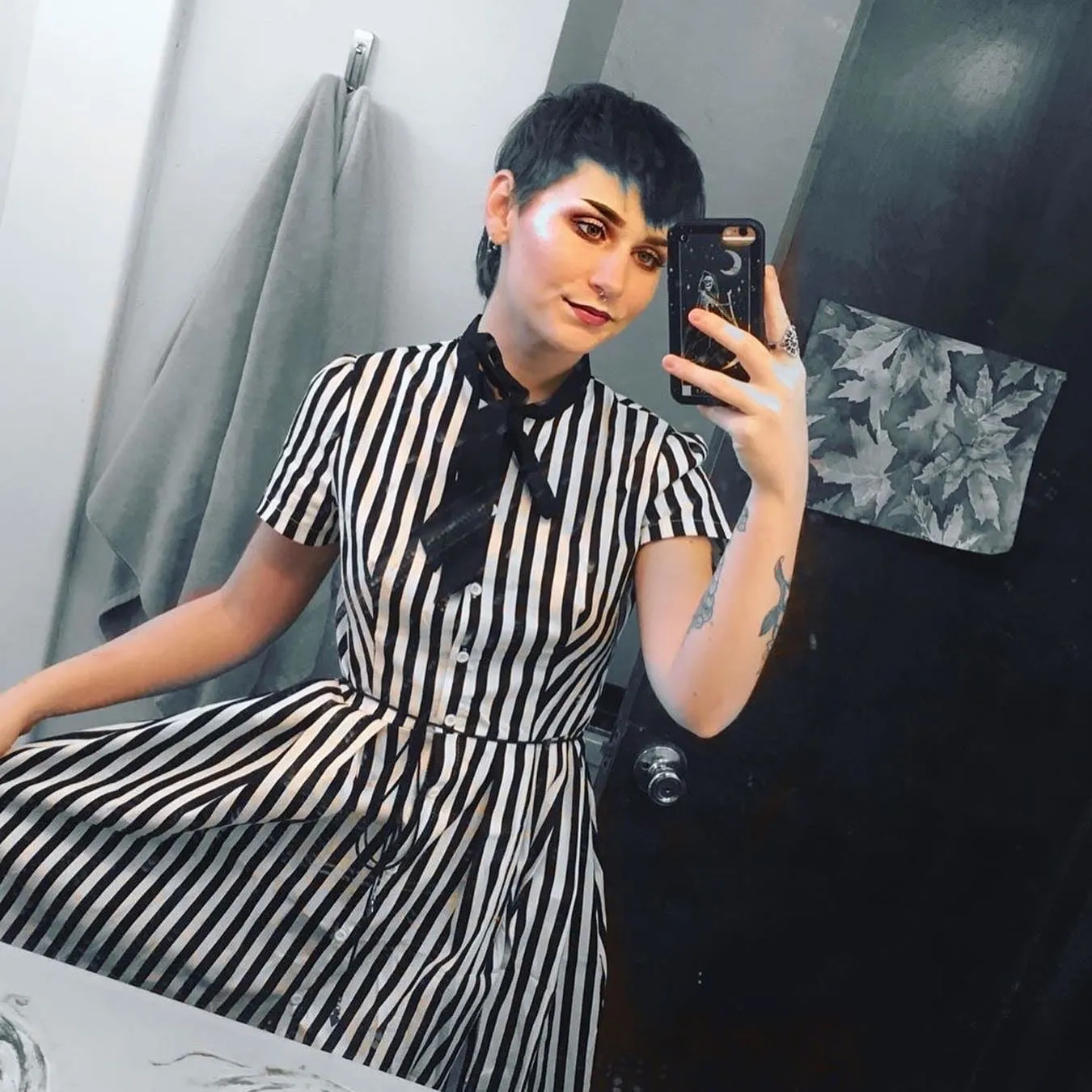 Striped Swingtime Dress