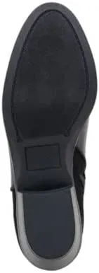 Style & Co. Women’s Smooth Faux Suede Side Zip Bootie Black Smooth/Black Micro 10