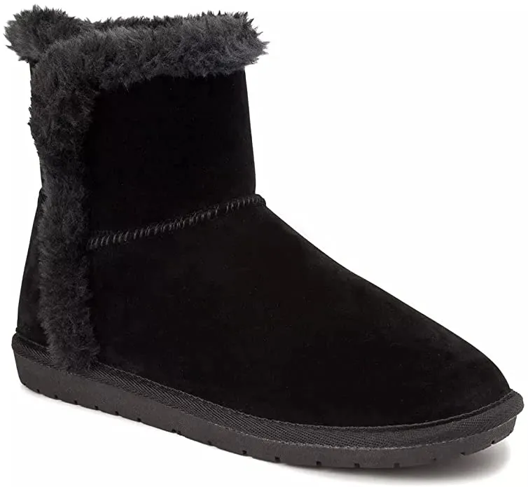 Sugar Women's Polly Slip On Winter Boots Warm Winter Booties Black 9