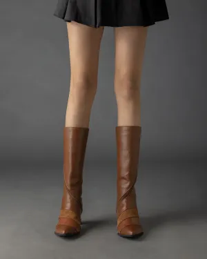 Swirl Boot in Camel