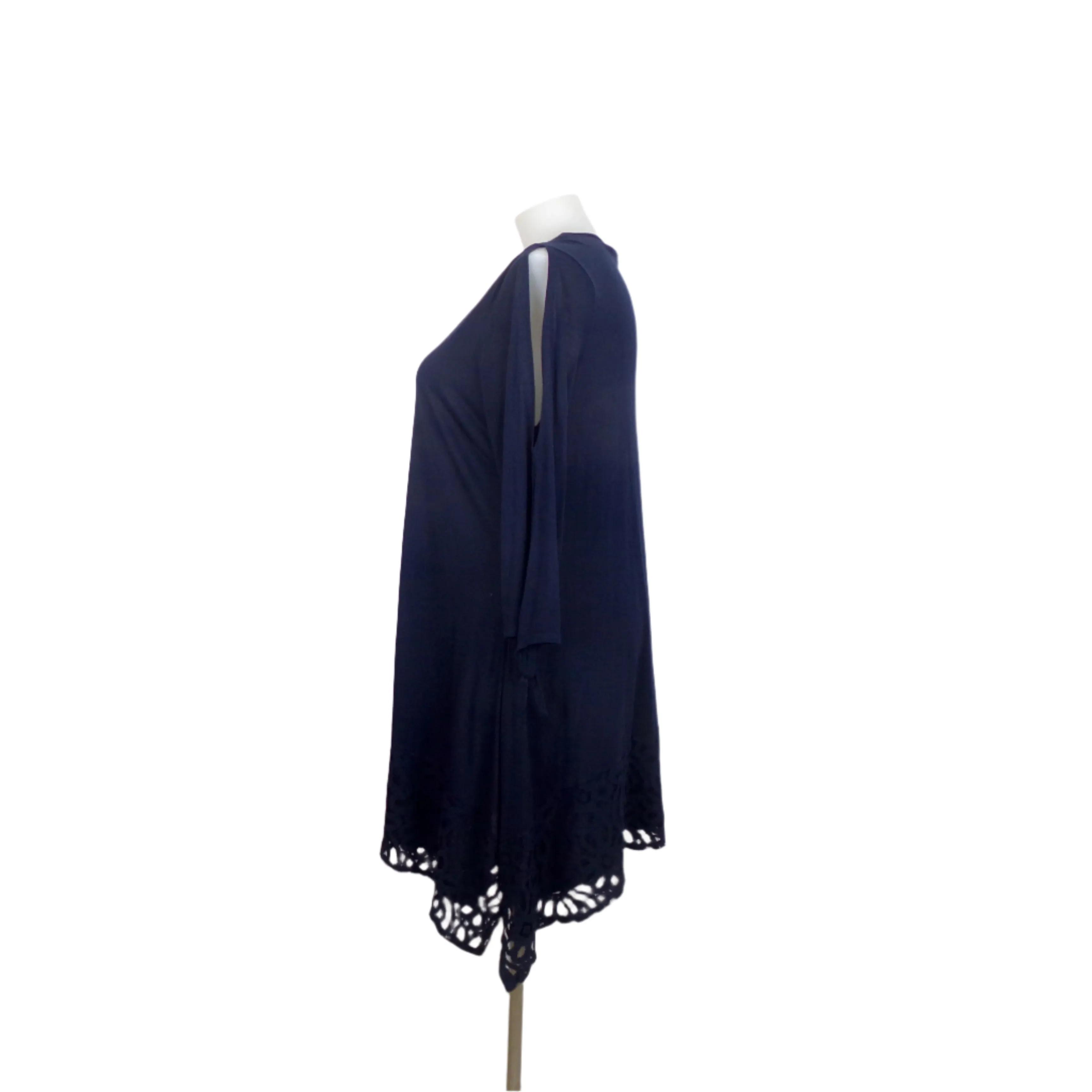 Taking Shape Navy 3/4 Tie Sleeve Dress Size 16