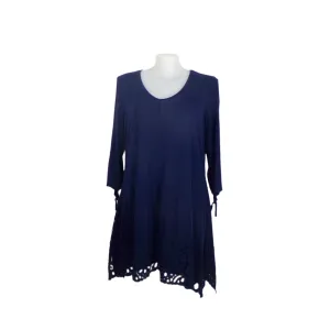 Taking Shape Navy 3/4 Tie Sleeve Dress Size 16