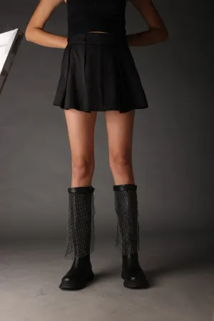 The classic boot with detachable crystal band in Black