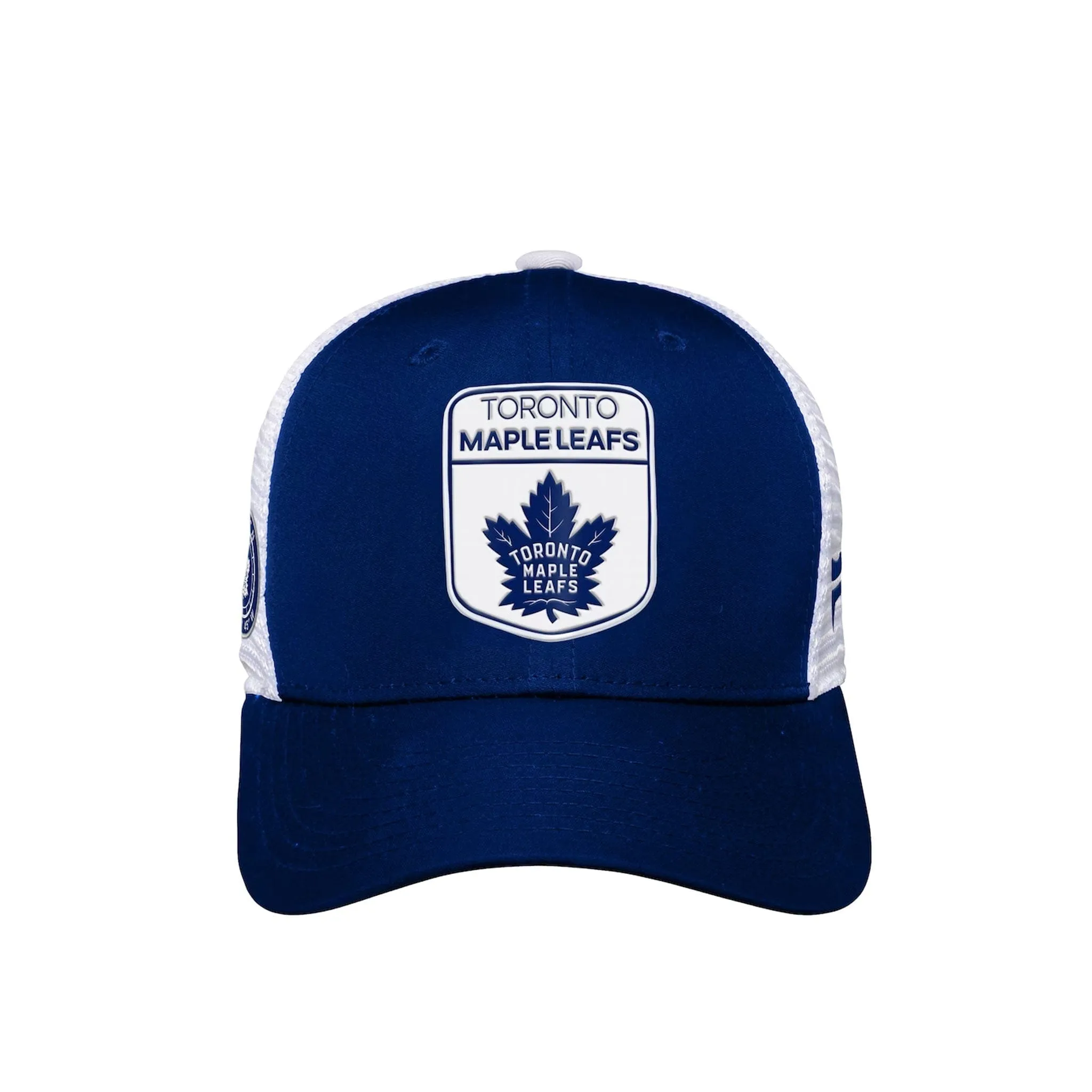 Toronto Maples Leafs-Fanatics NHL Draft Structured Trucker Youth Hat