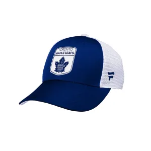 Toronto Maples Leafs-Fanatics NHL Draft Structured Trucker Youth Hat