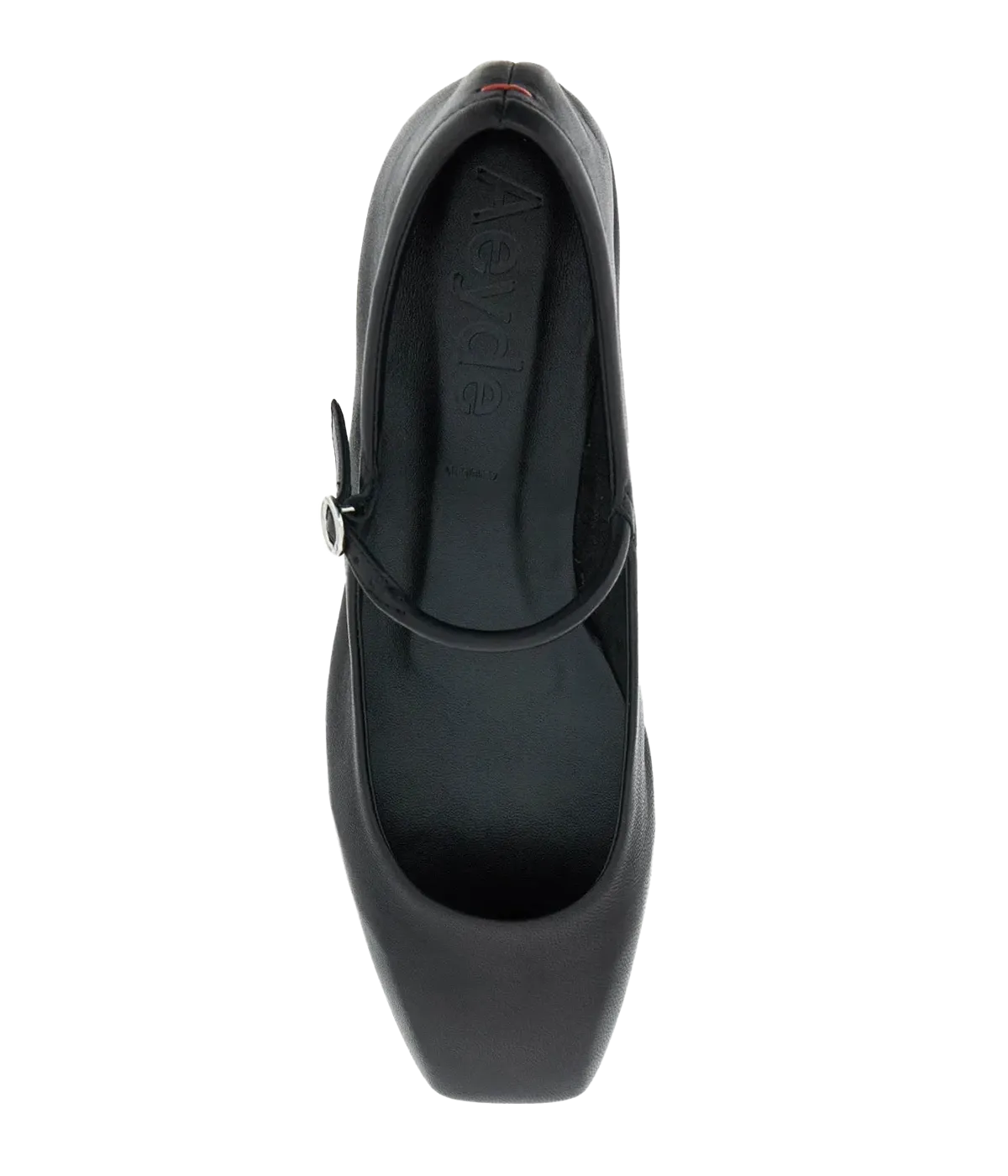 Uma Nappa Leather Ballet Flat in Black