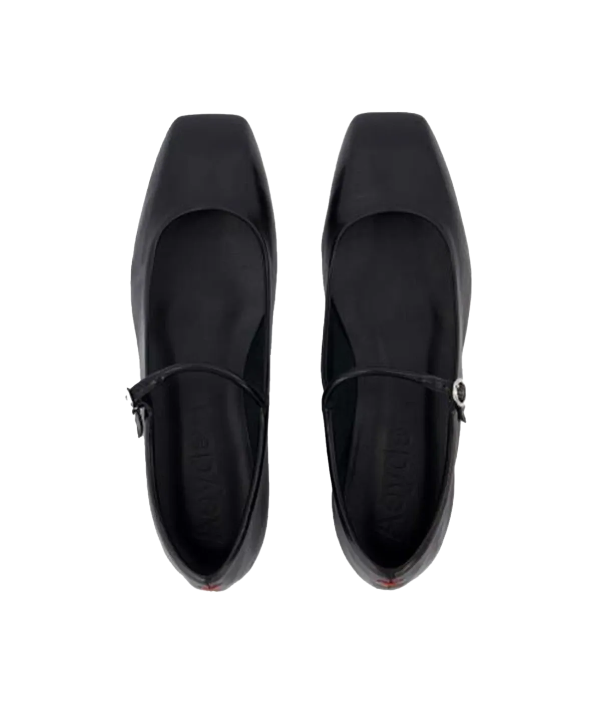 Uma Nappa Leather Ballet Flat in Black