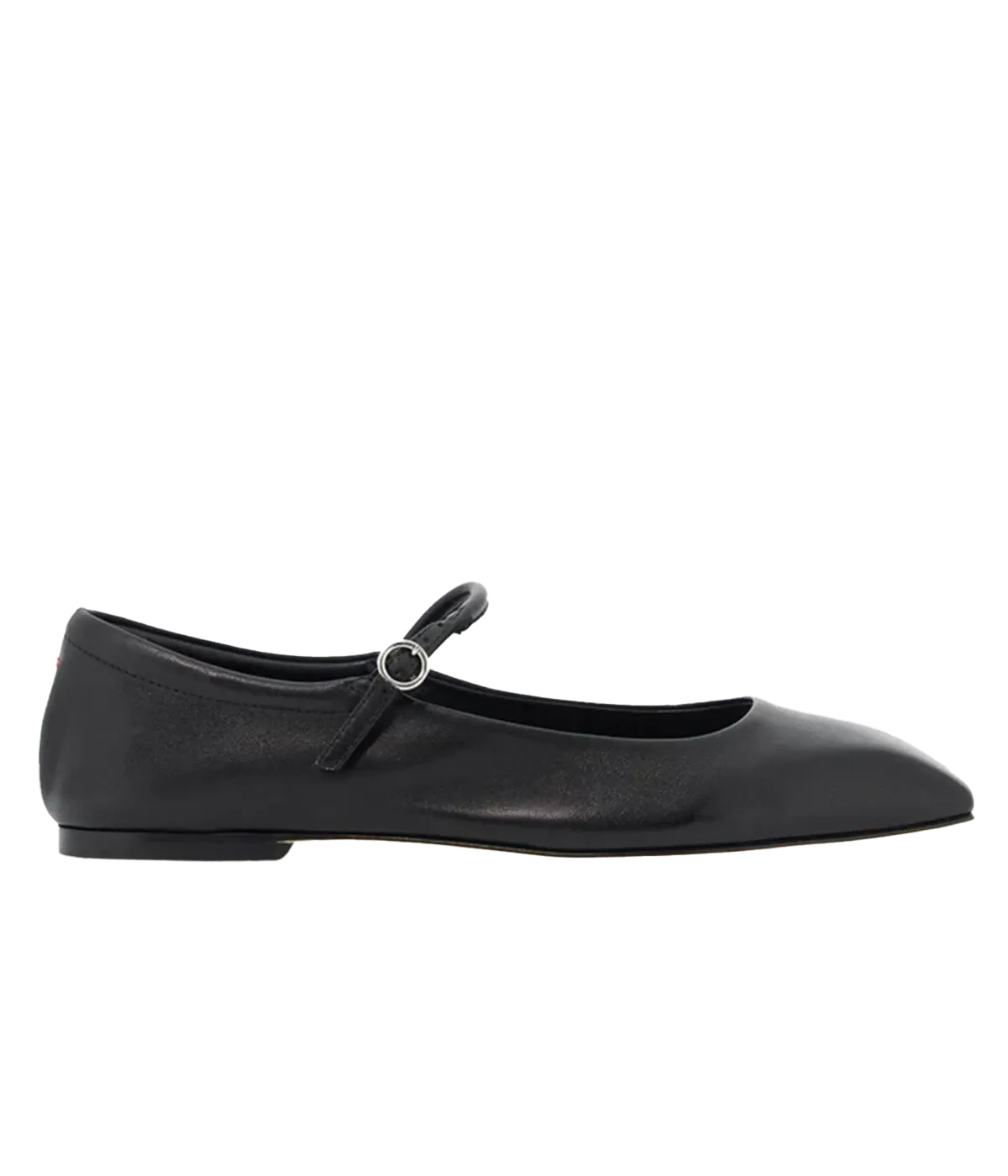 Uma Nappa Leather Ballet Flat in Black