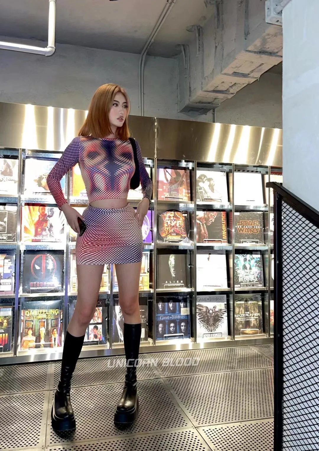 Unicorn Blood-100 Knee-High Boots