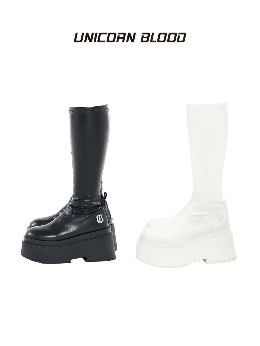 Unicorn Blood-100 Knee-High Boots