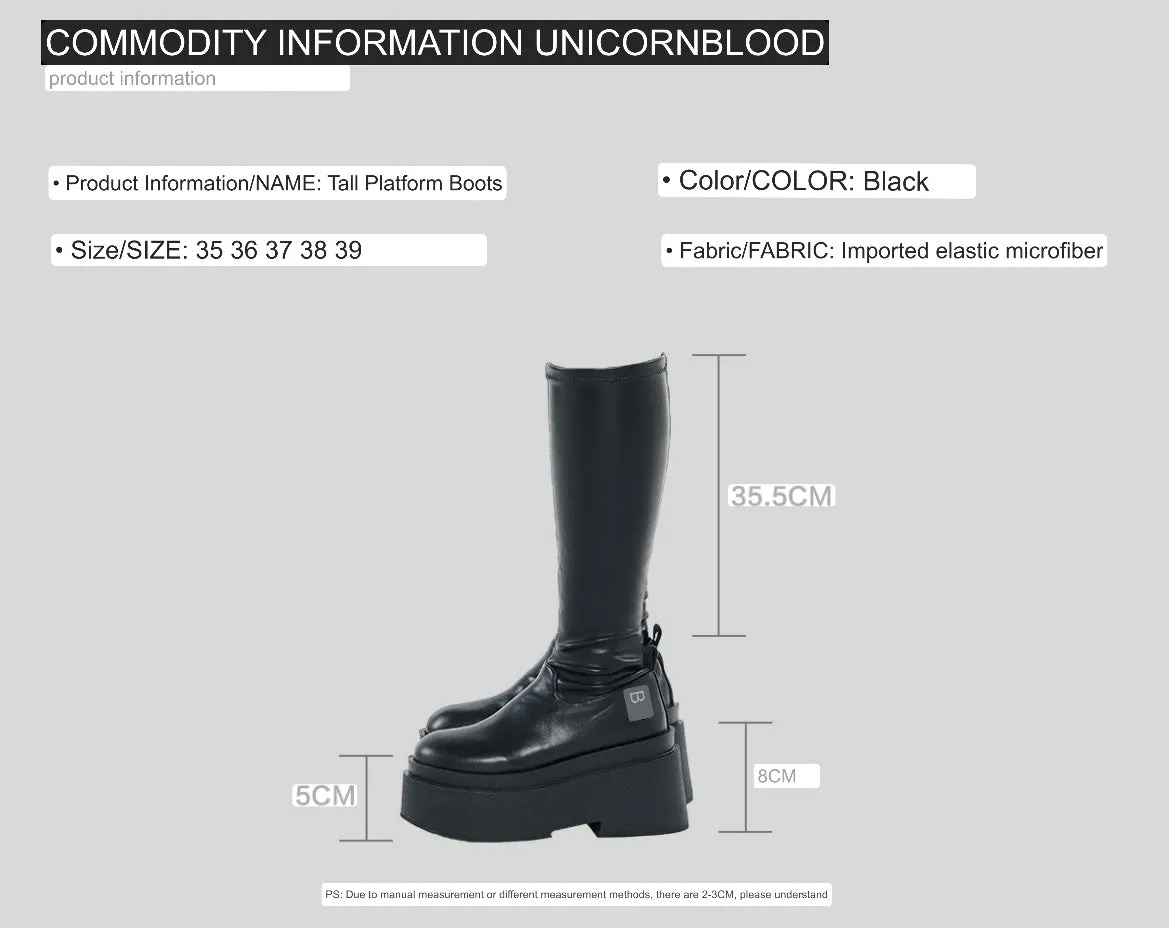 Unicorn Blood-100 Knee-High Boots