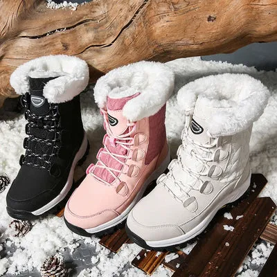 Women's Ankle Boots Warm Snow Boots Winter Shoes