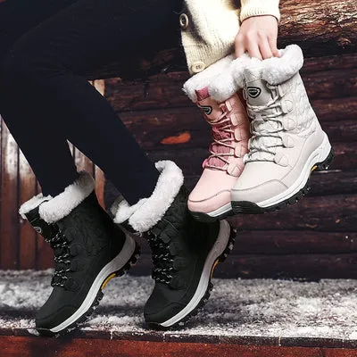 Women's Ankle Boots Warm Snow Boots Winter Shoes