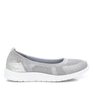 Women's Ballet Flats By XTI, 14121803 Silver