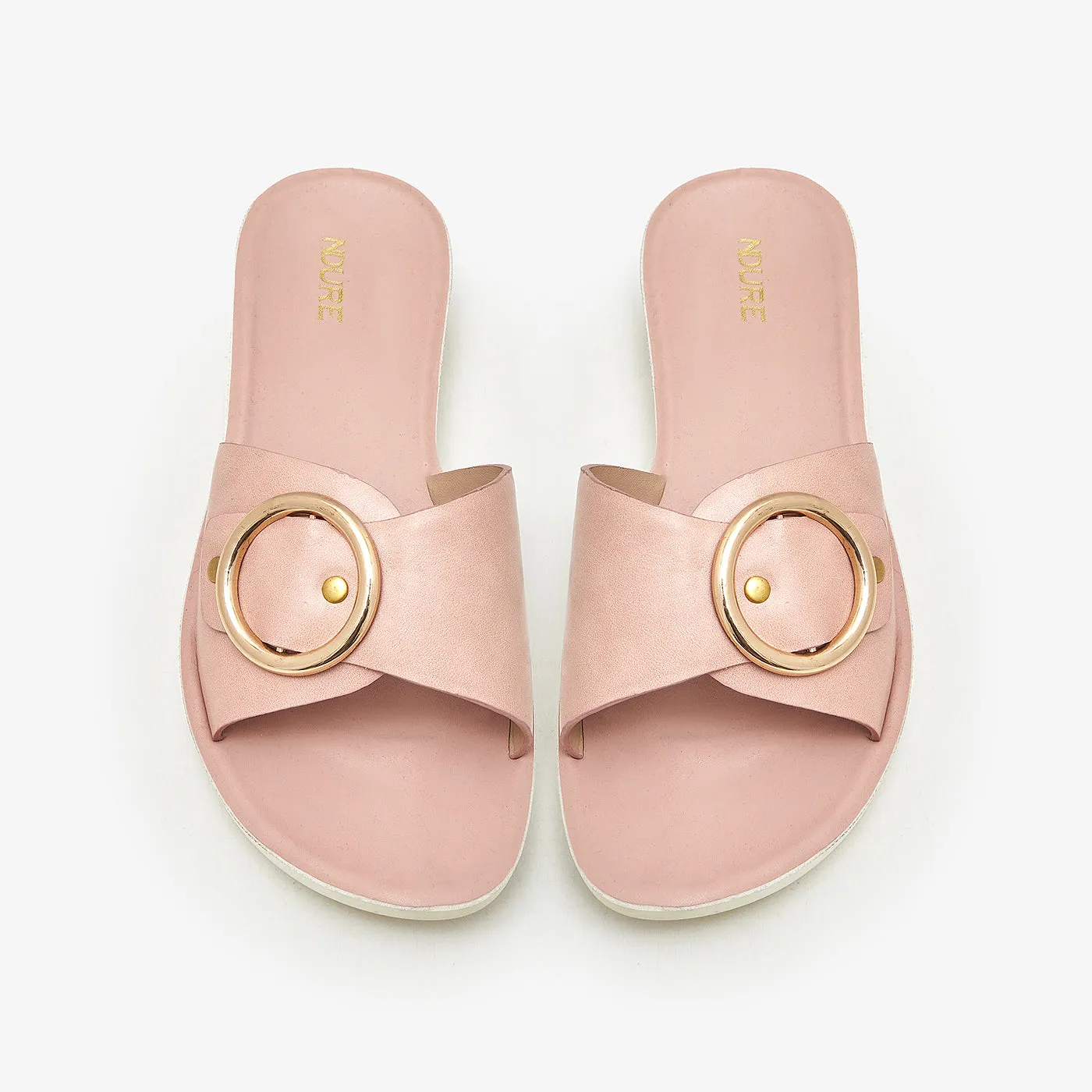 Women's Circular Trim Flats