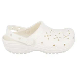 Women's Floral Cut-Out Clog