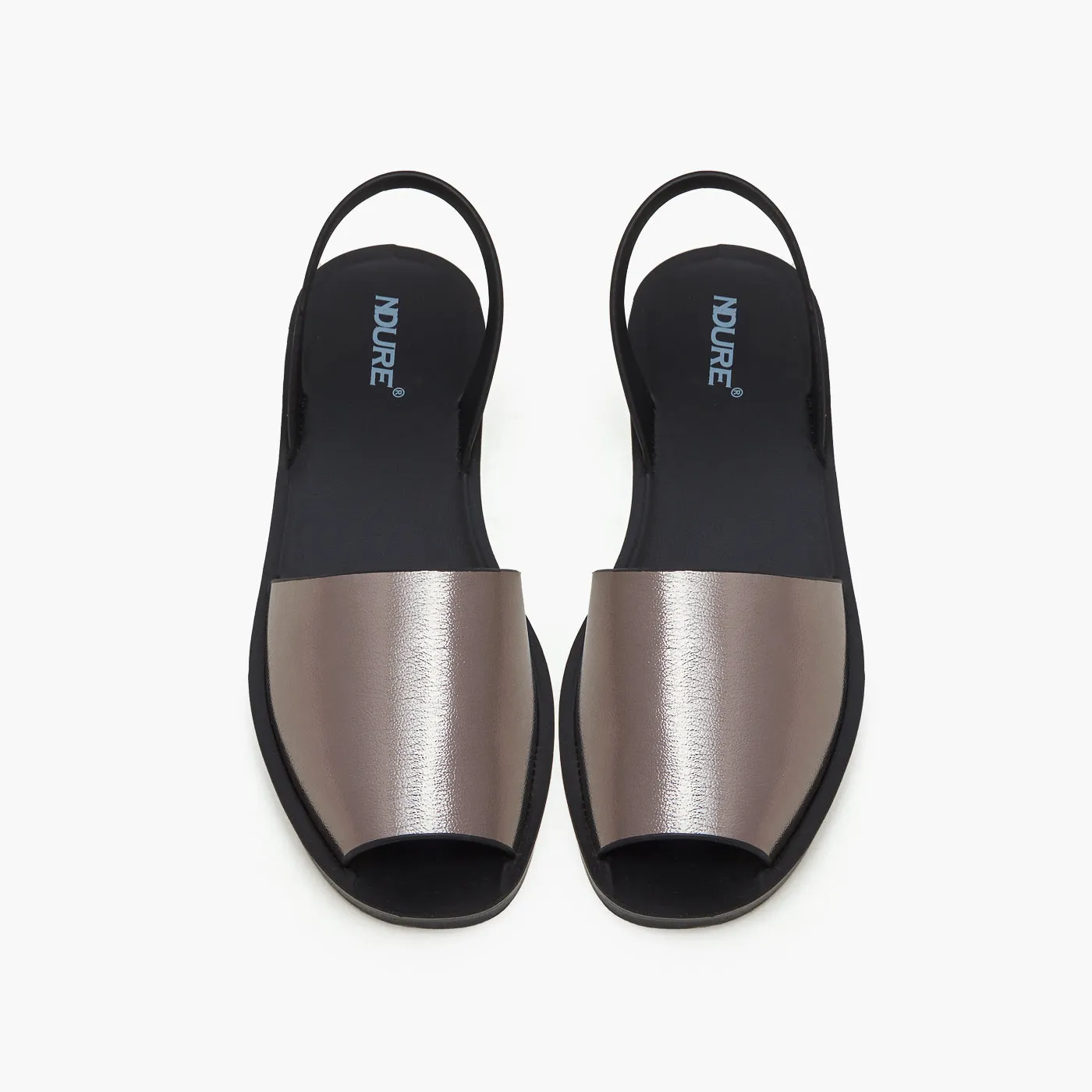 Women's Metallic Toned Sandals