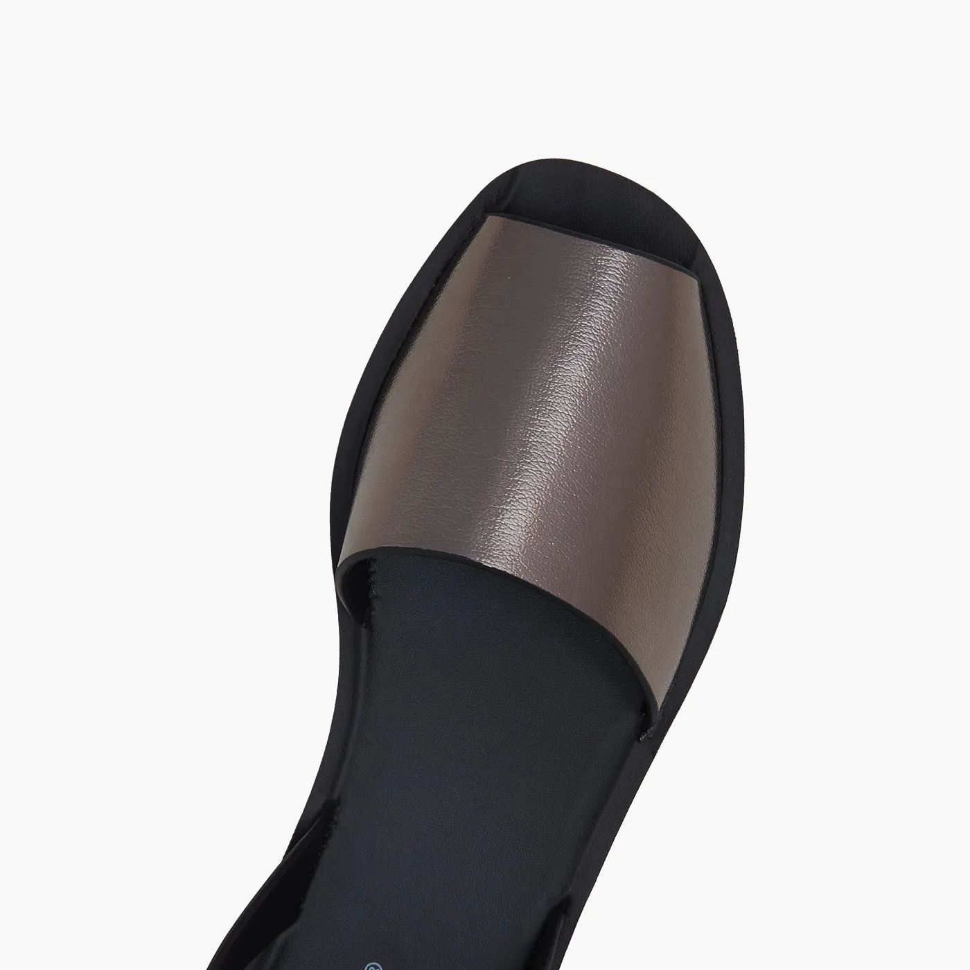 Women's Metallic Toned Sandals