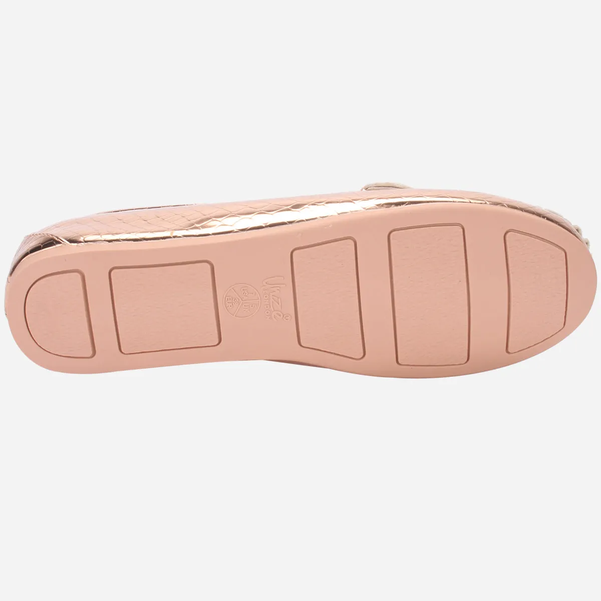 Womens "ELENA" Wedge Comfy Slide In Moccasins